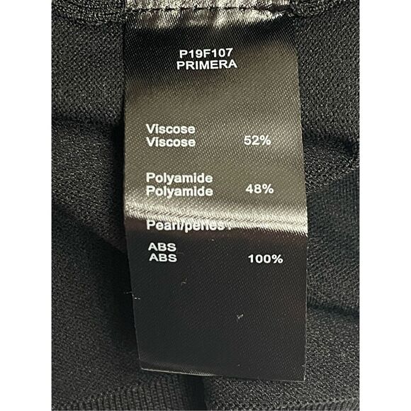 Anne Fontaine Primera Top Black Off The Shoulder Sweater With Pearls Size 38 (US - Picture 9 of 12